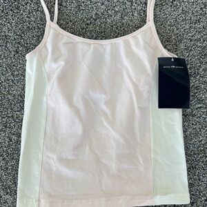 Brandy Melville Pink and Cream Cami